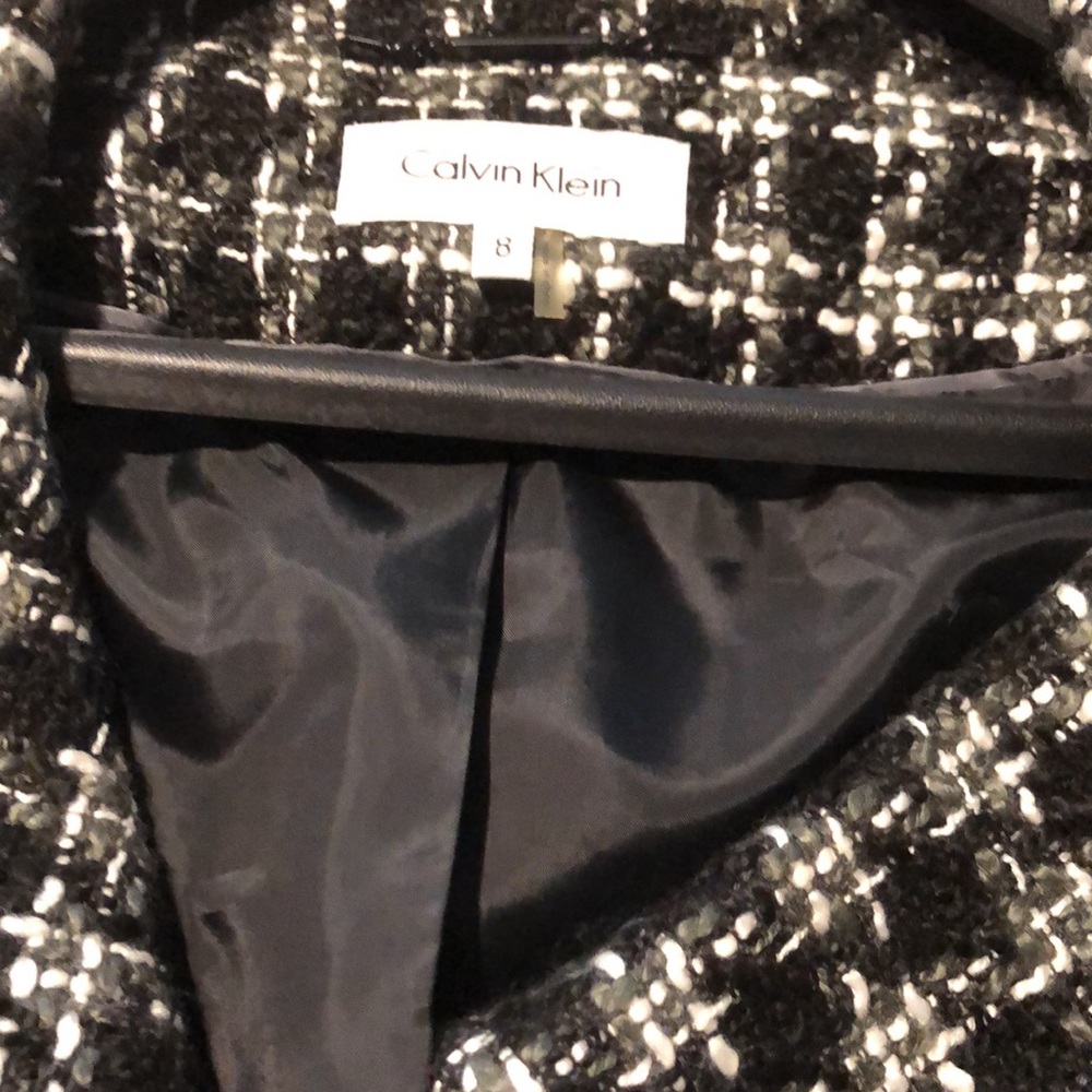 NWOT Calvin Klein Plaid Blazer - Picture 3 of 8